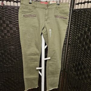 Arizona Jean Company Olive Green Girls Casual Pants